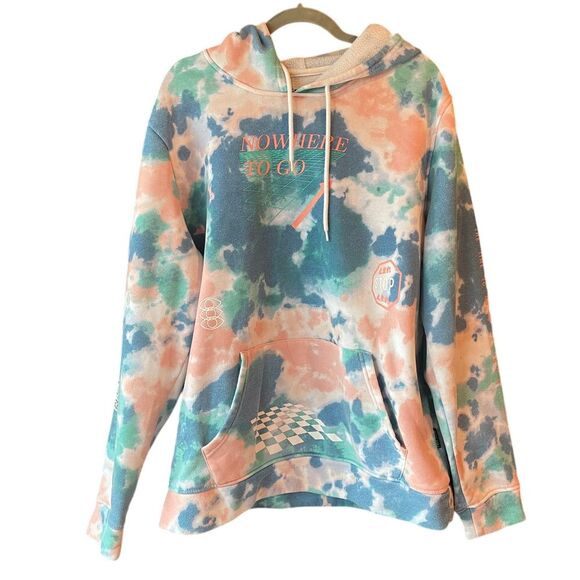 BROOKLYN CLOTH Tie Dye Hoodie‎ Sweatshirt Multicolor Size XL - Picture 1 of 9